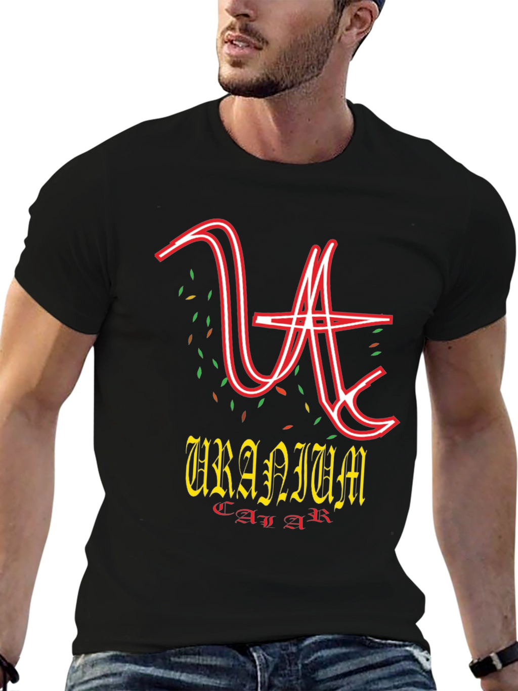 Uranium Caviar Graphic T-Shirt - Black