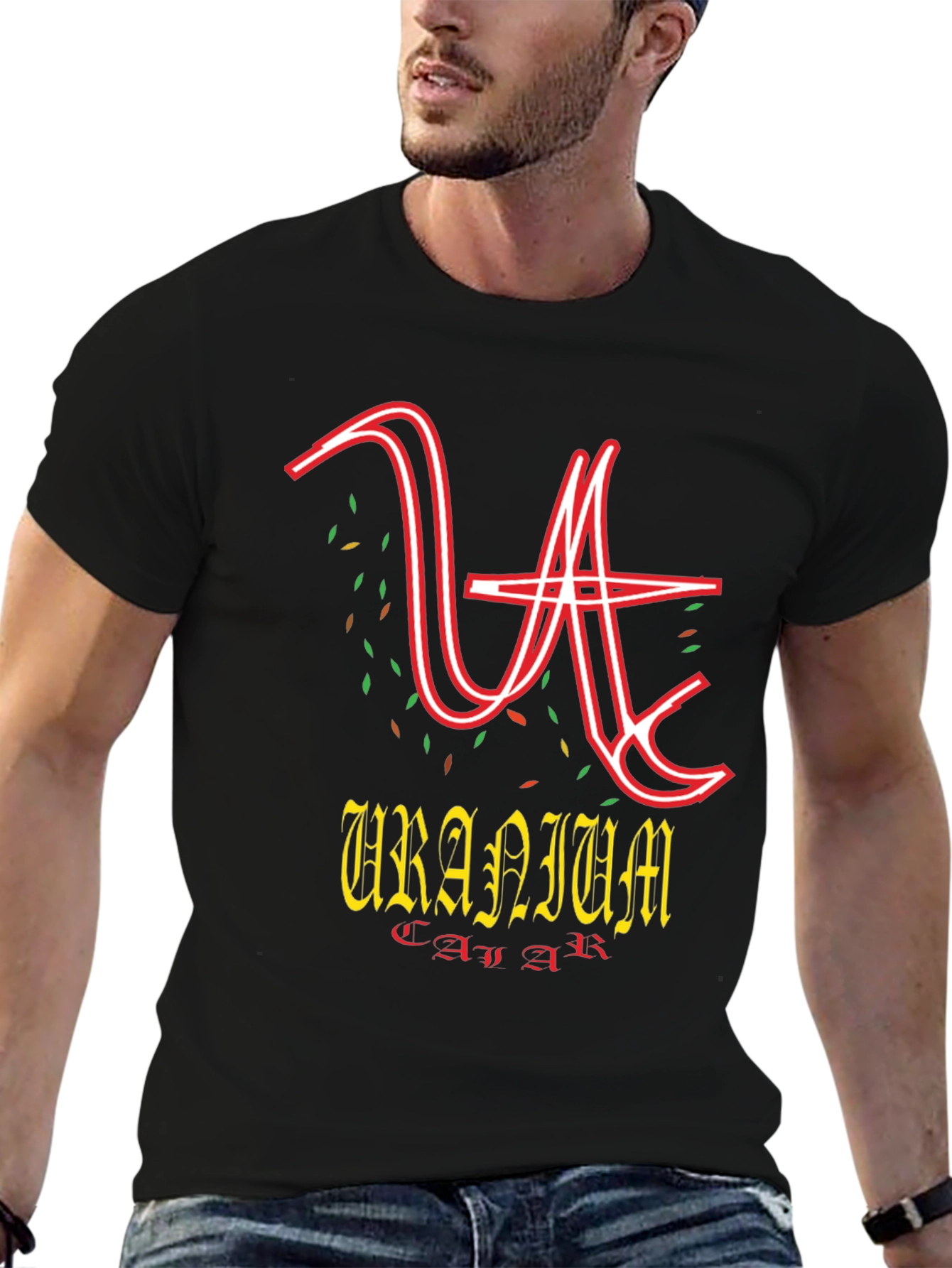 Uranium Caviar Graphic T-Shirt - Black