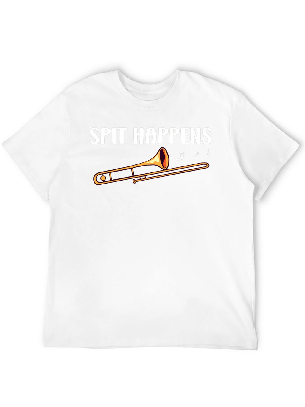 Spit Happens Trombone Graphic Tee