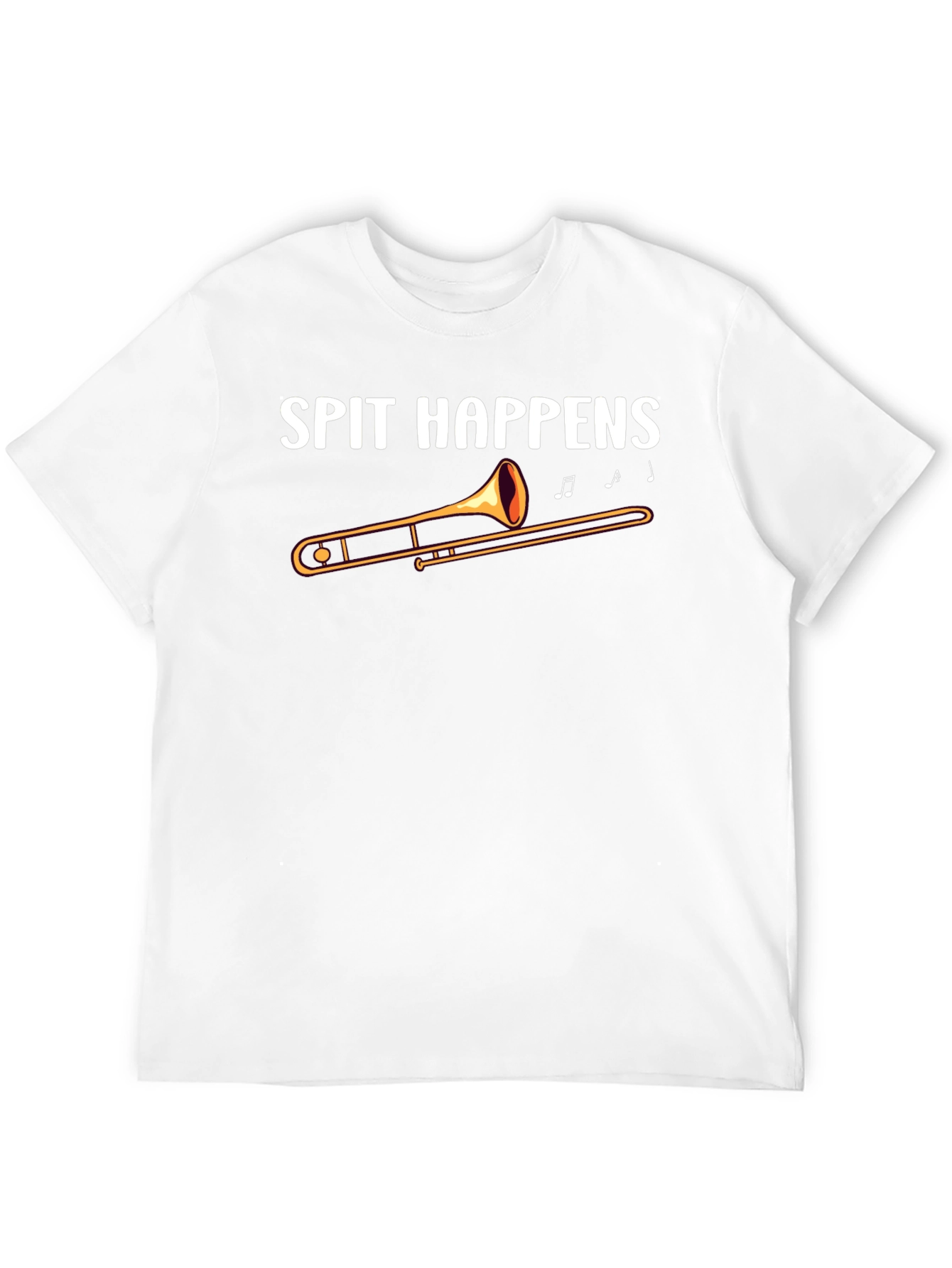 Spit Happens Trombone Graphic Tee