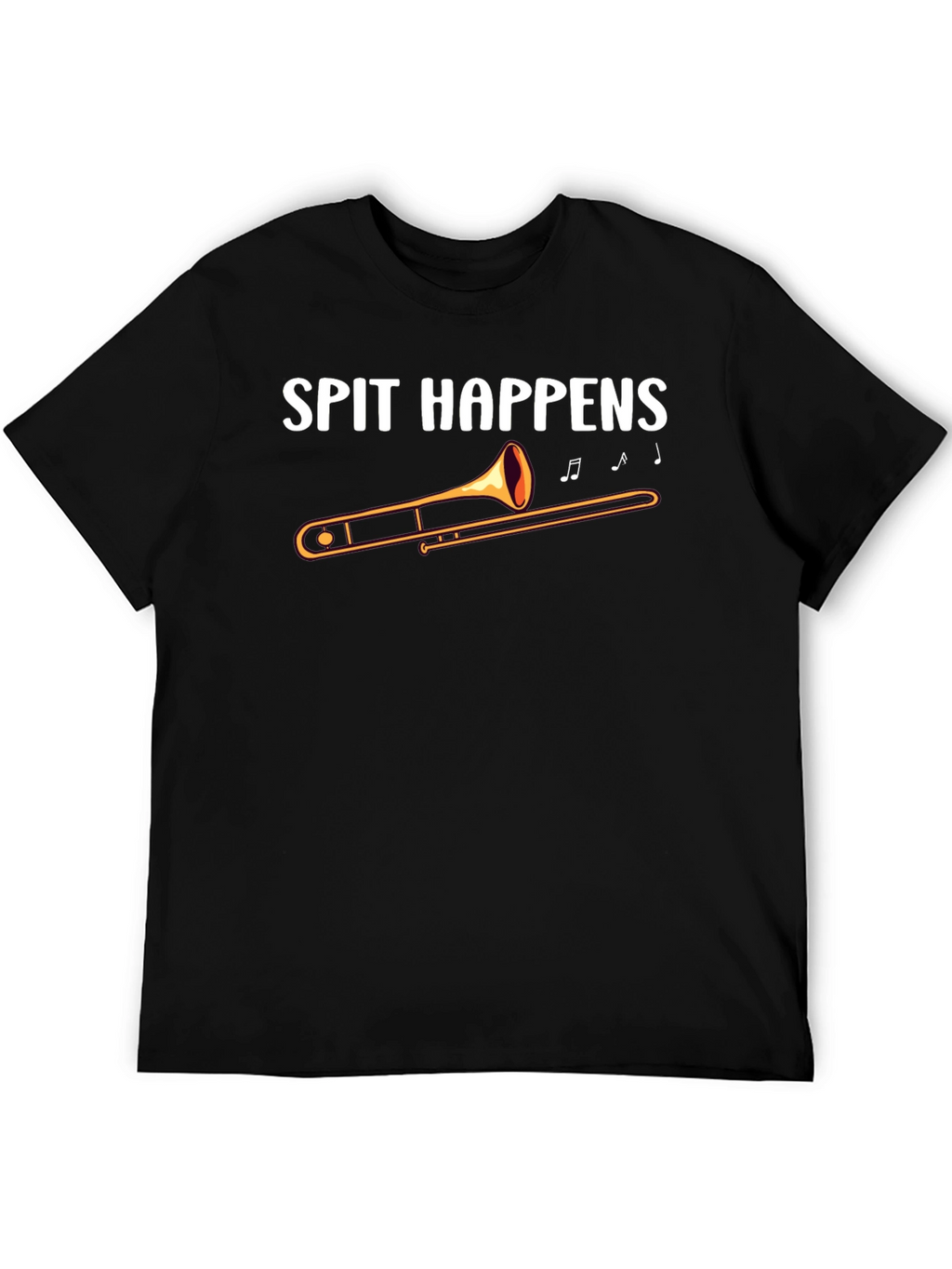 Spit Happens Trombone Graphic Tee