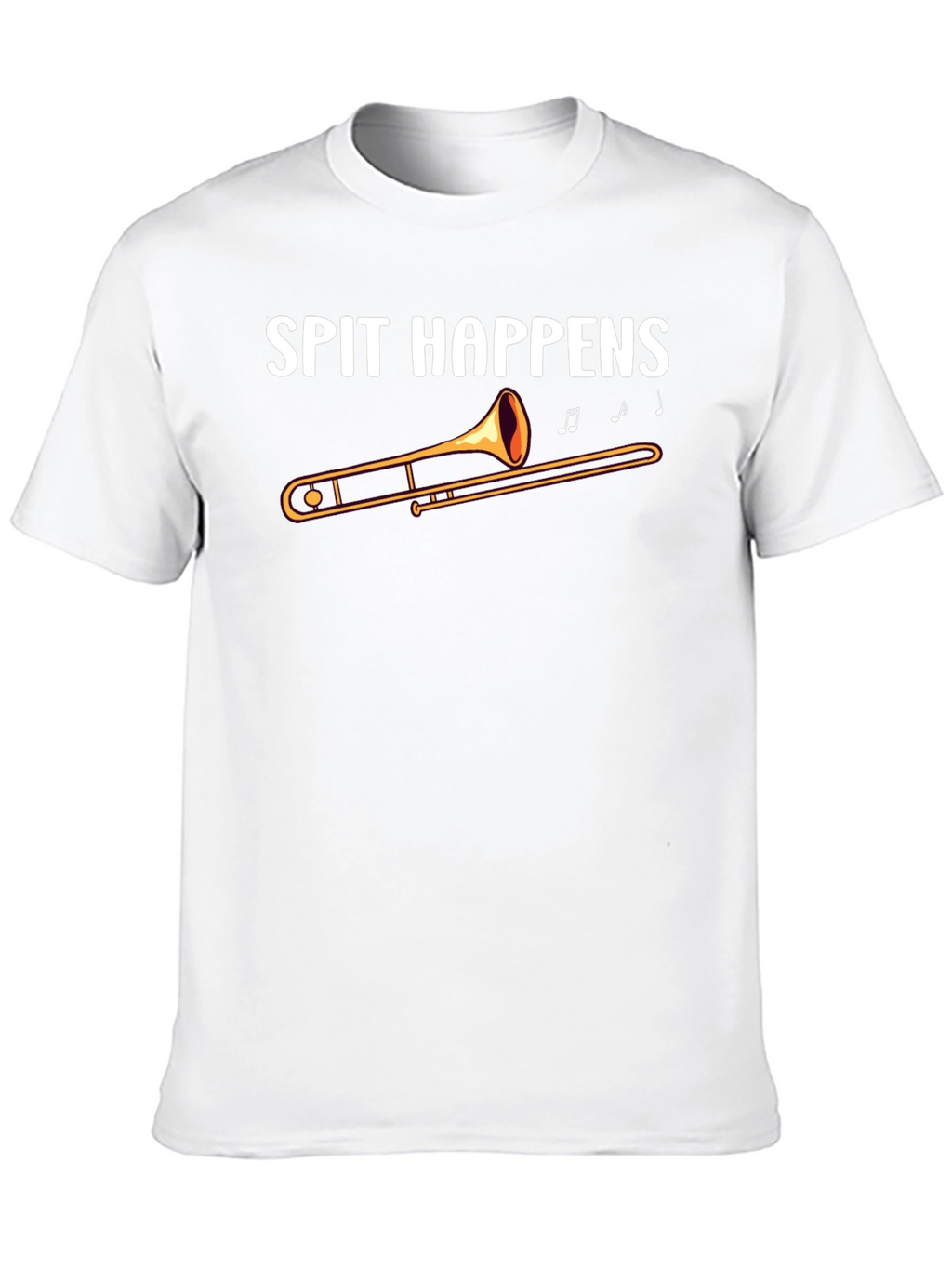 Spit Happens Trombone Graphic Tee