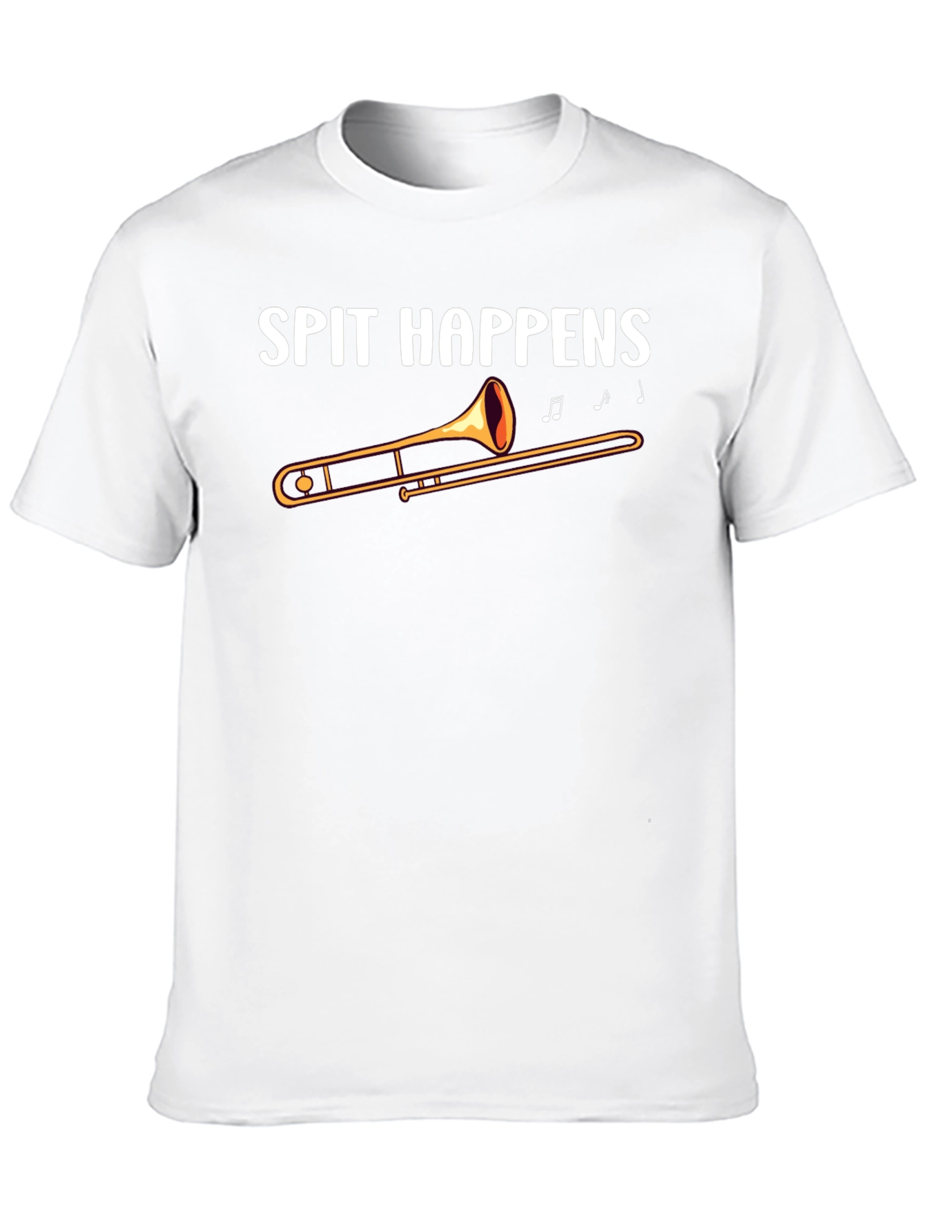 Spit Happens Trombone Graphic Tee