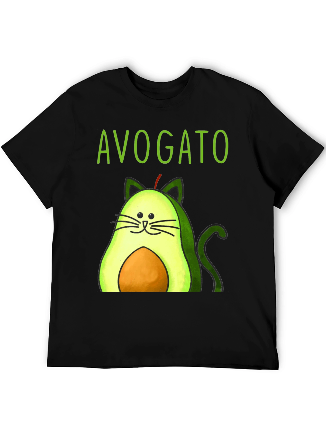 Avogato Cat Avocado Funny T-Shirt