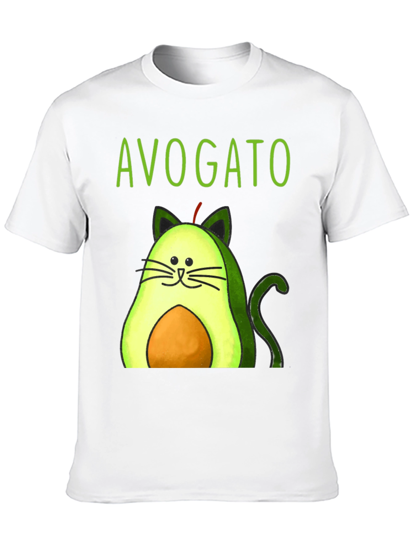 Avogato Cat Avocado Funny T-Shirt