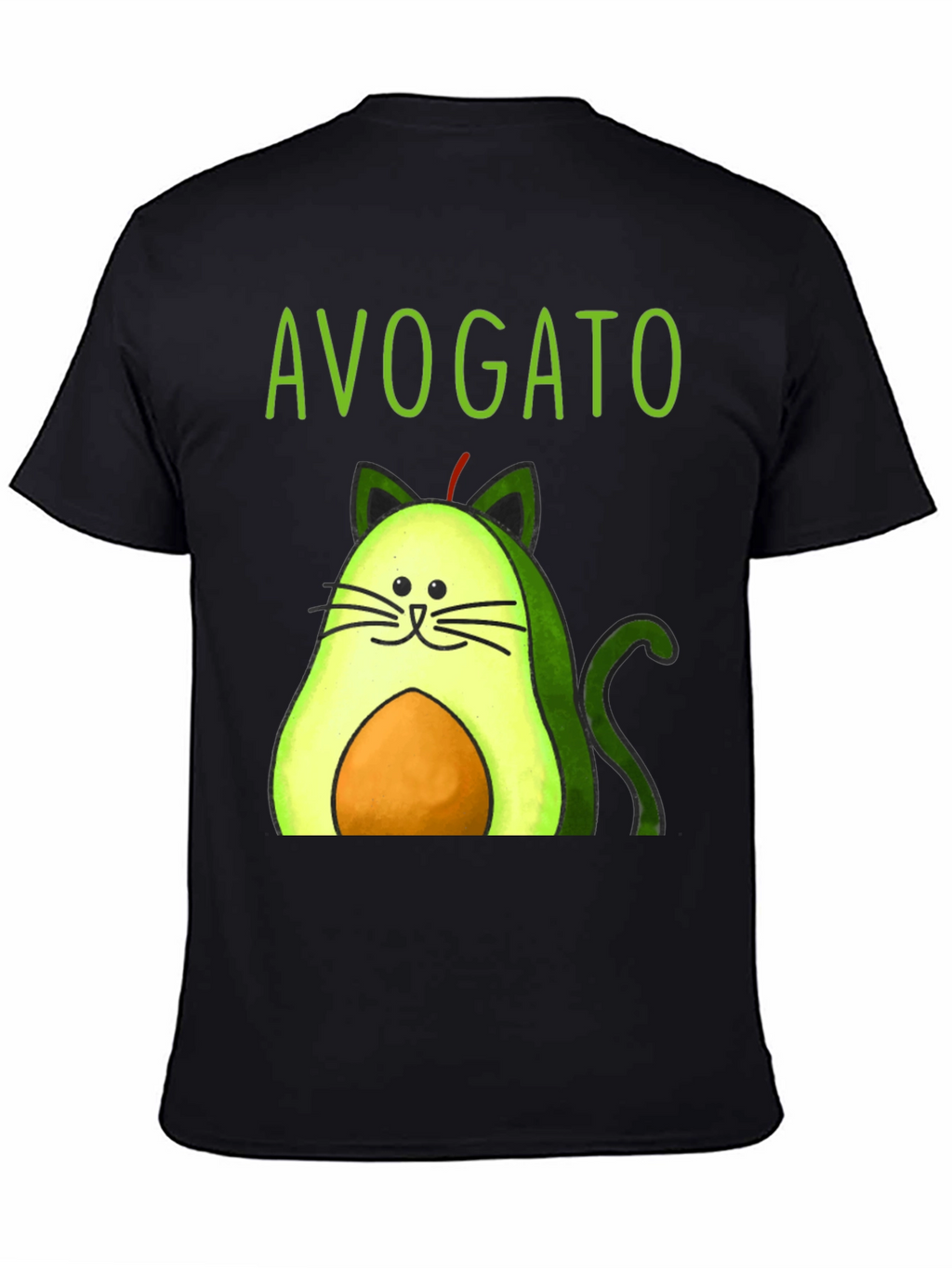Avogato Cat Avocado Funny T-Shirt