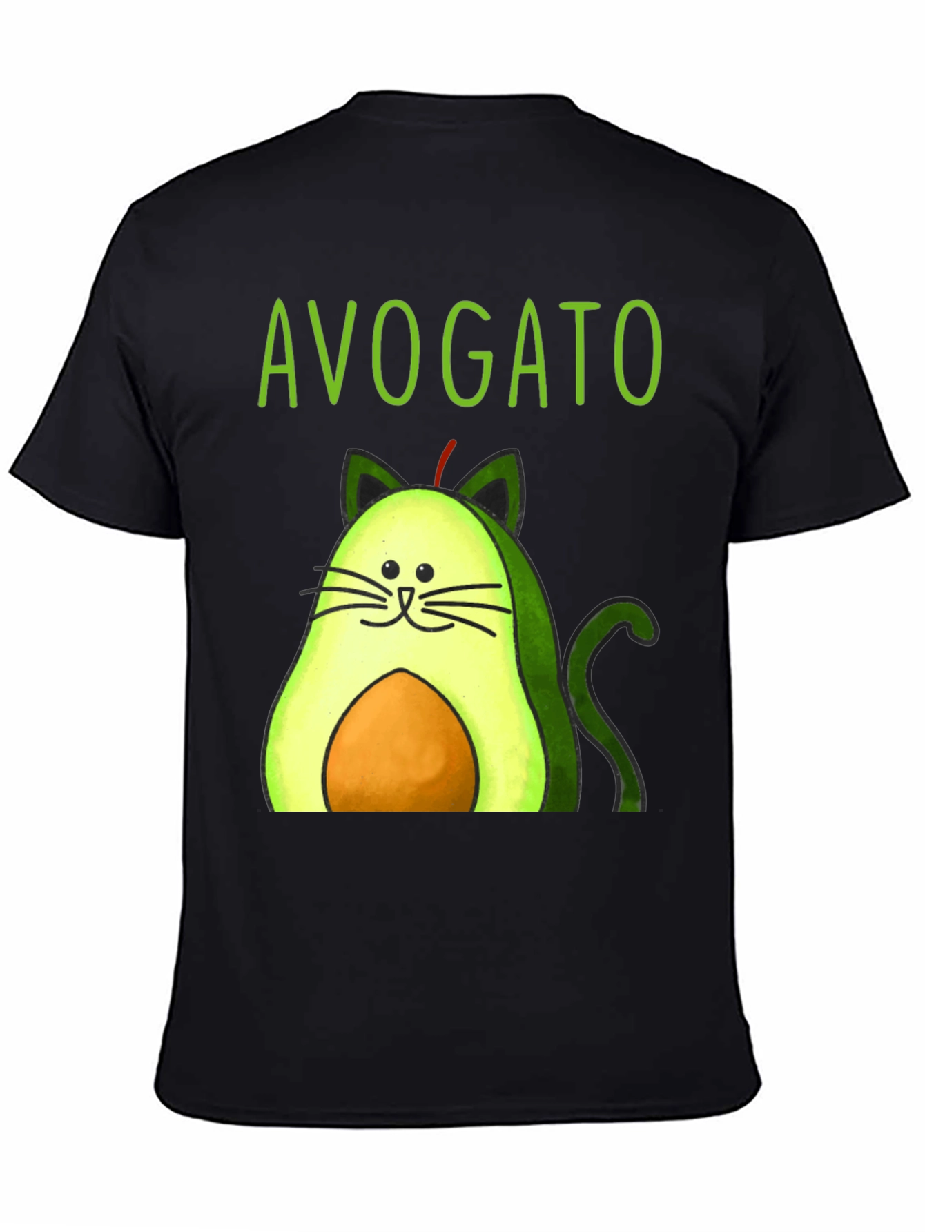 Avogato Cat Avocado Funny T-Shirt