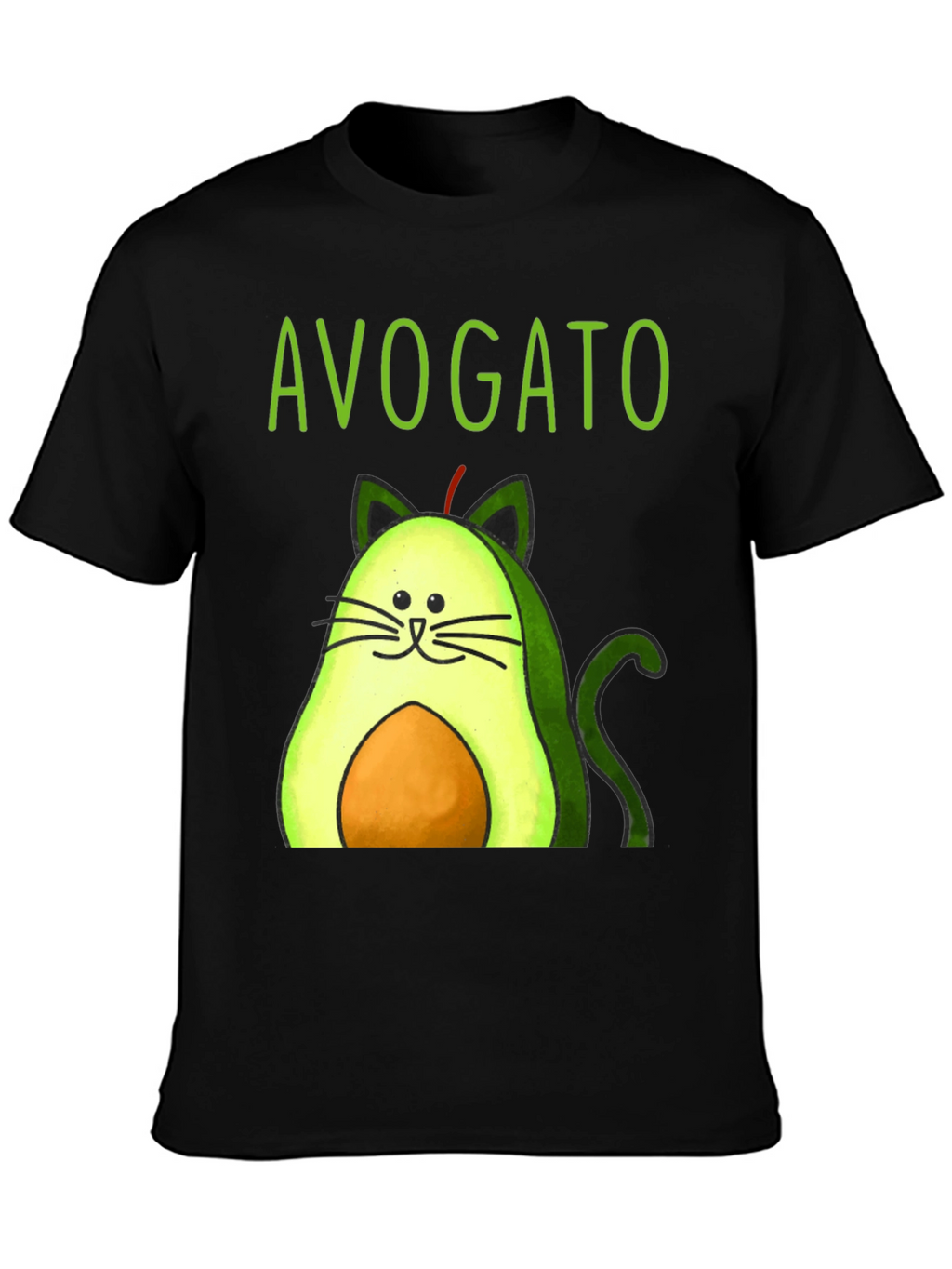 Avogato Cat Avocado Funny T-Shirt