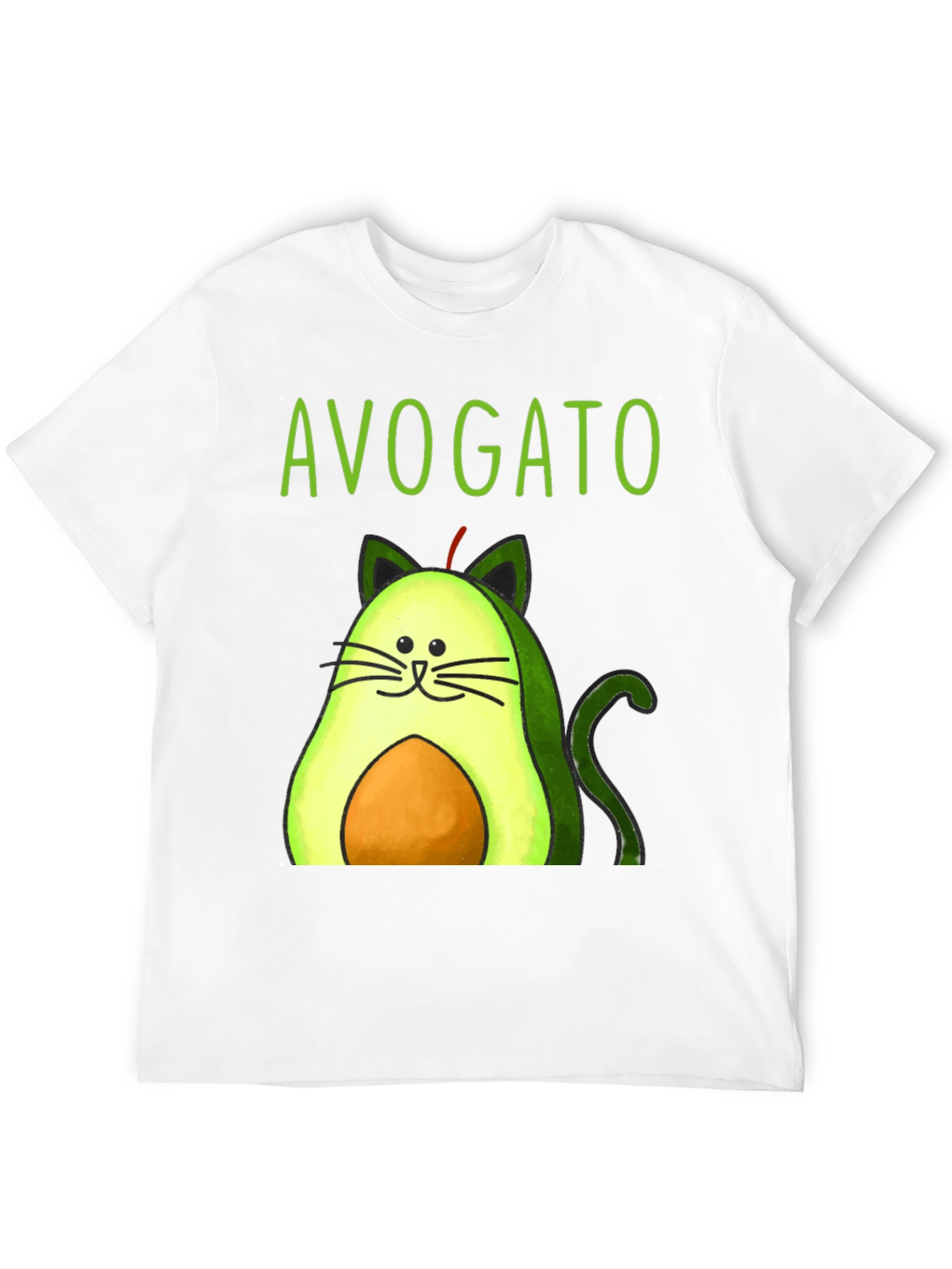 Avogato Cat Avocado Funny T-Shirt