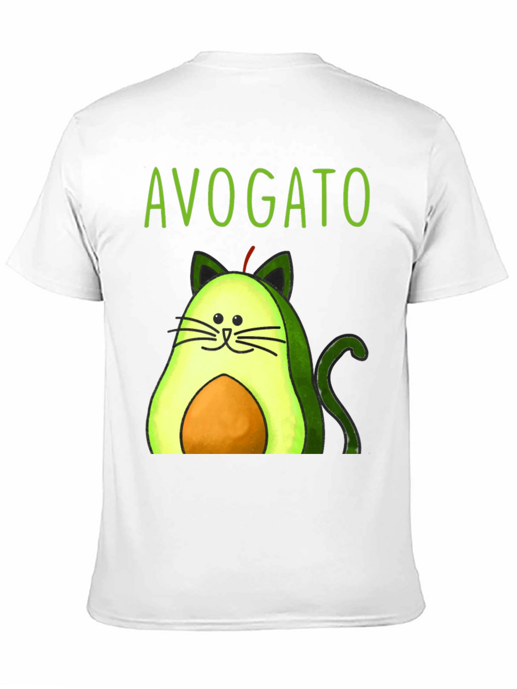 Avogato Cat Avocado Funny T-Shirt