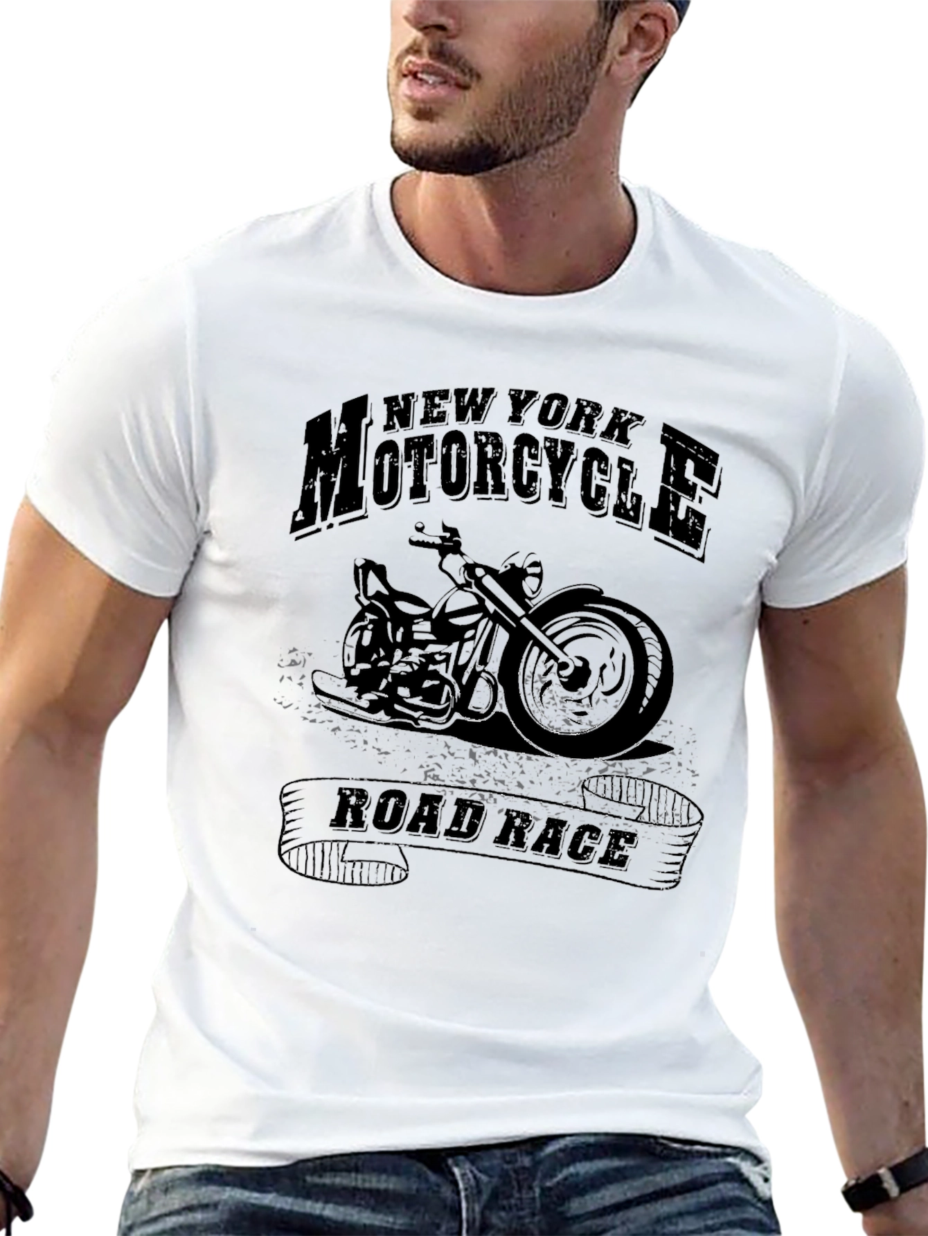 Motorcycle Road Race Graphic Tee