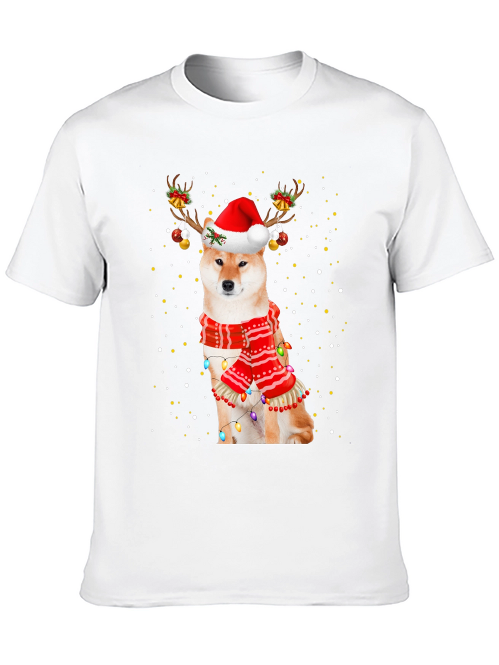 Festive Shiba Inu Christmas T-Shirt