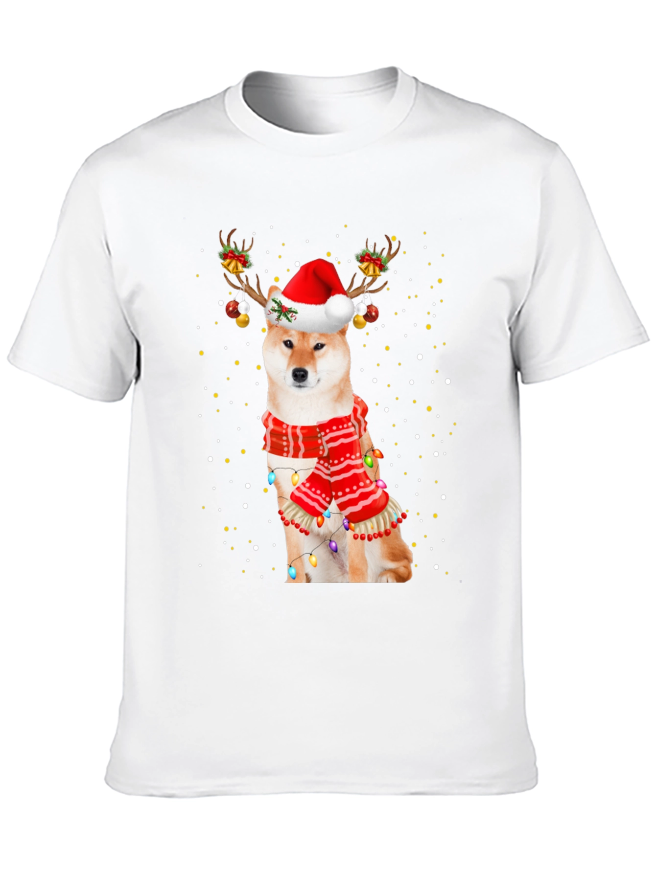 Festive Shiba Inu Christmas T-Shirt