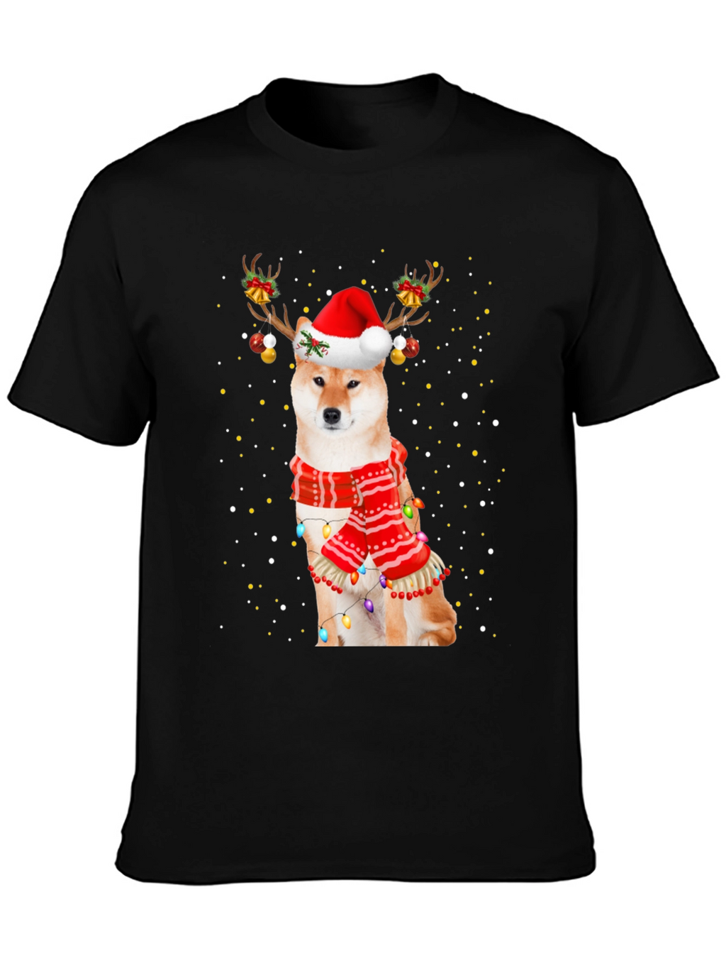 Festive Shiba Inu Christmas T-Shirt