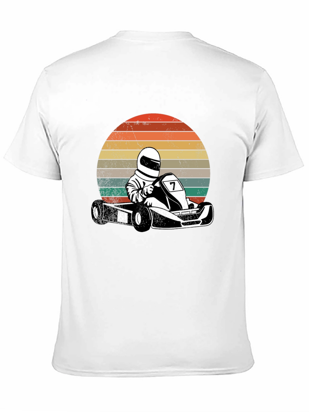 Retro Go-Kart Racer Graphic T-Shirt