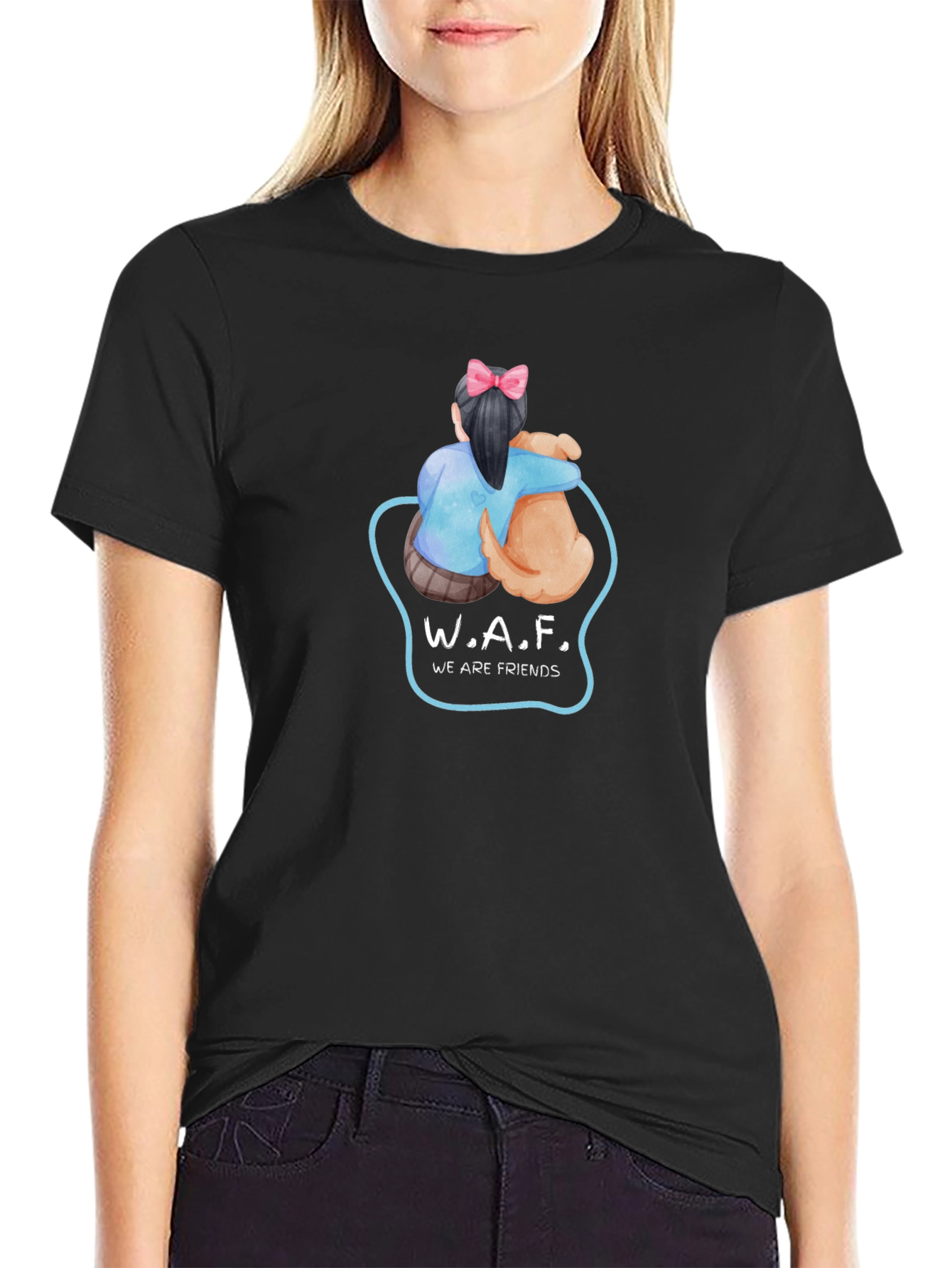 W.A.F. We Are Friends Graphic Tee