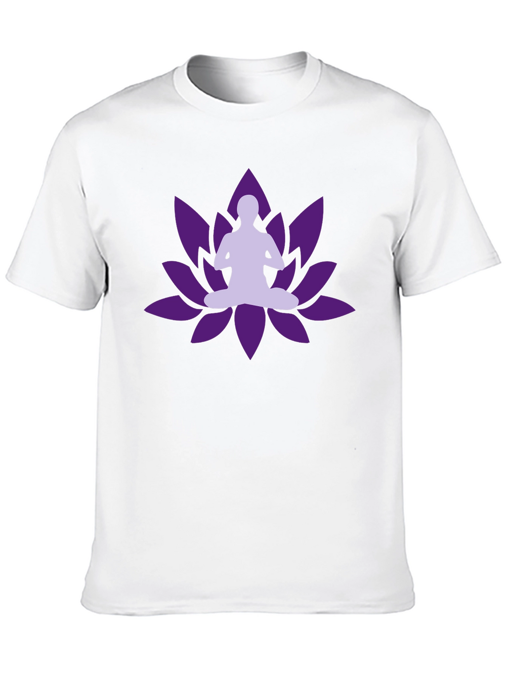 Yoga Lotus Black T-shirt