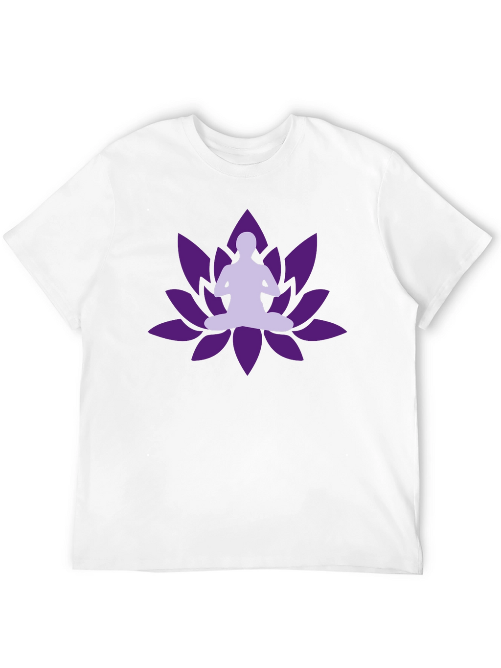 Yoga Lotus Black T-shirt