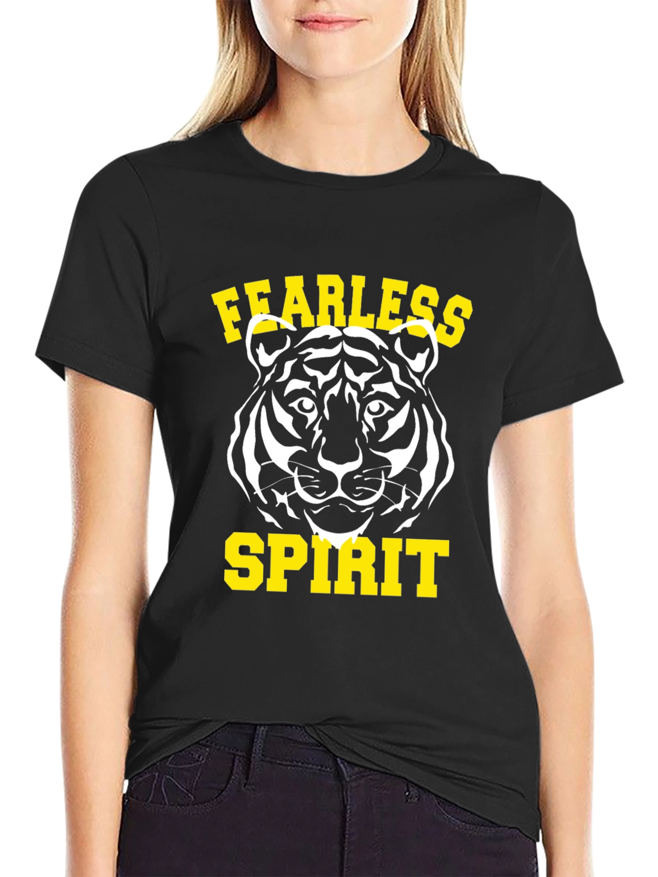 Fearless Spirit Tiger Graphic Tee