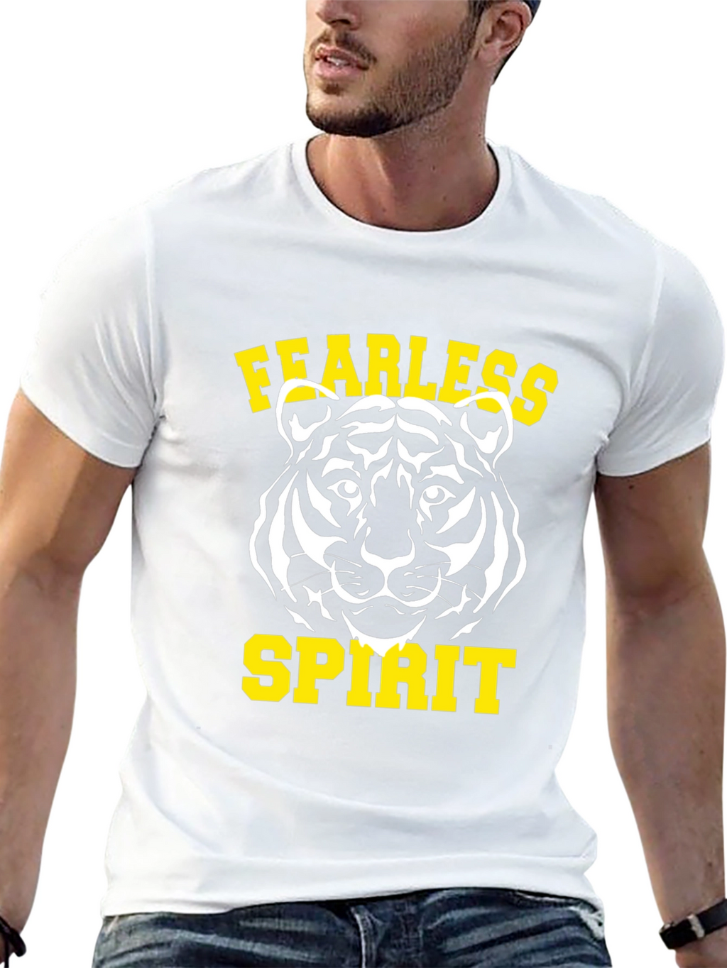 Fearless Spirit Tiger Graphic Tee