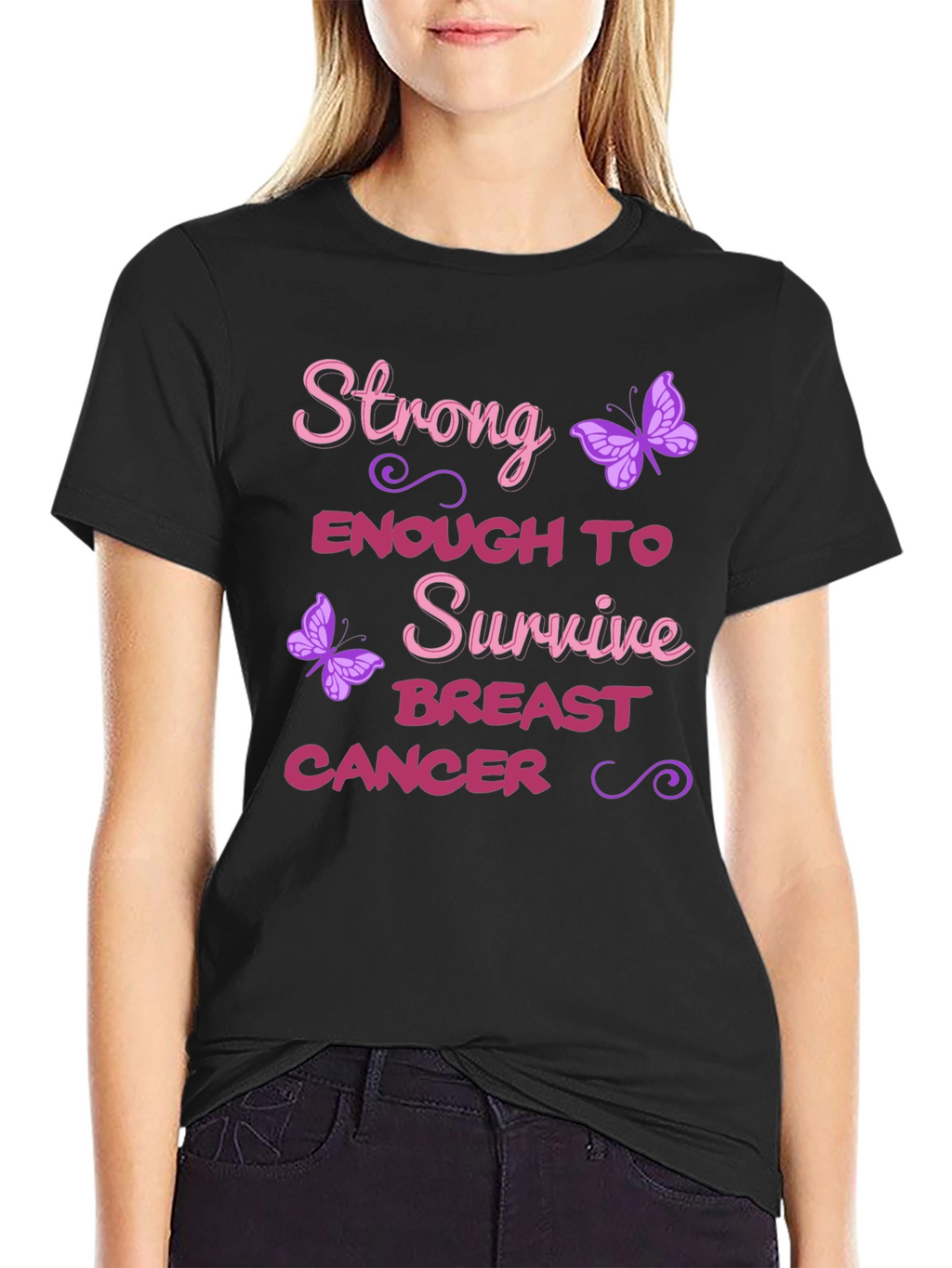 Strong Breast Cancer Survivor T-Shirt