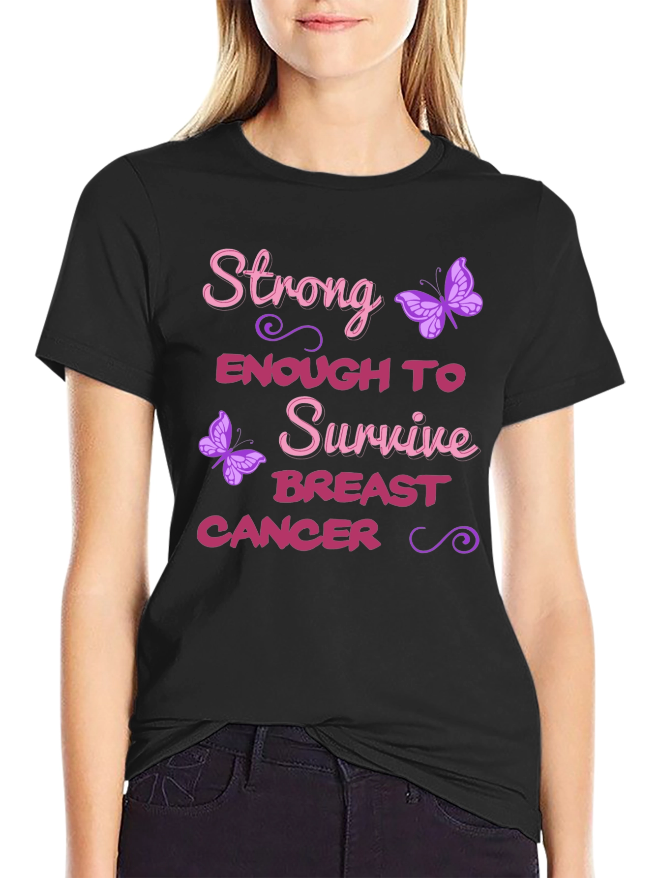 Strong Breast Cancer Survivor T-Shirt