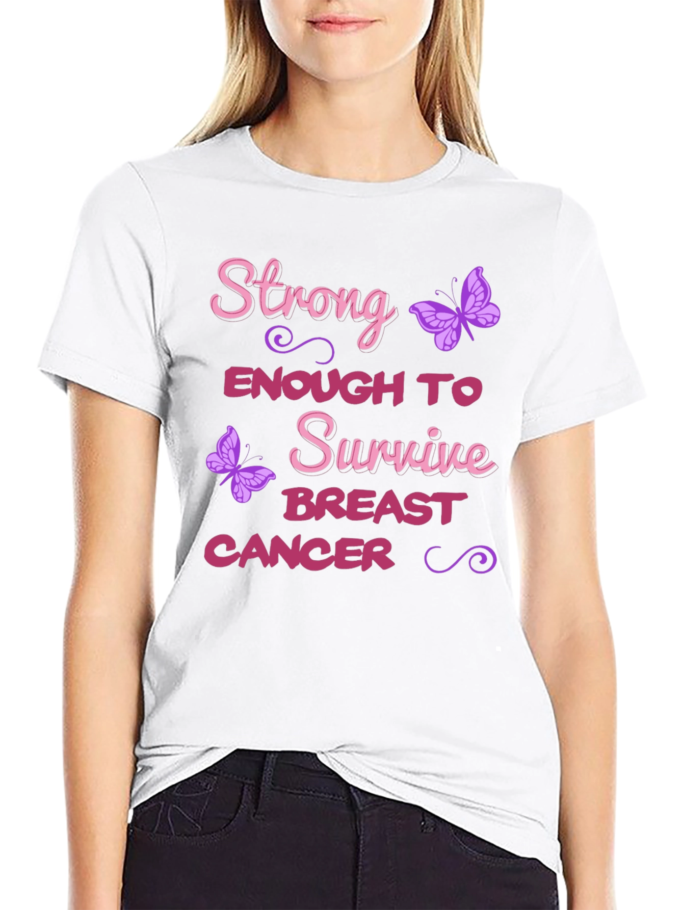 Strong Breast Cancer Survivor T-Shirt