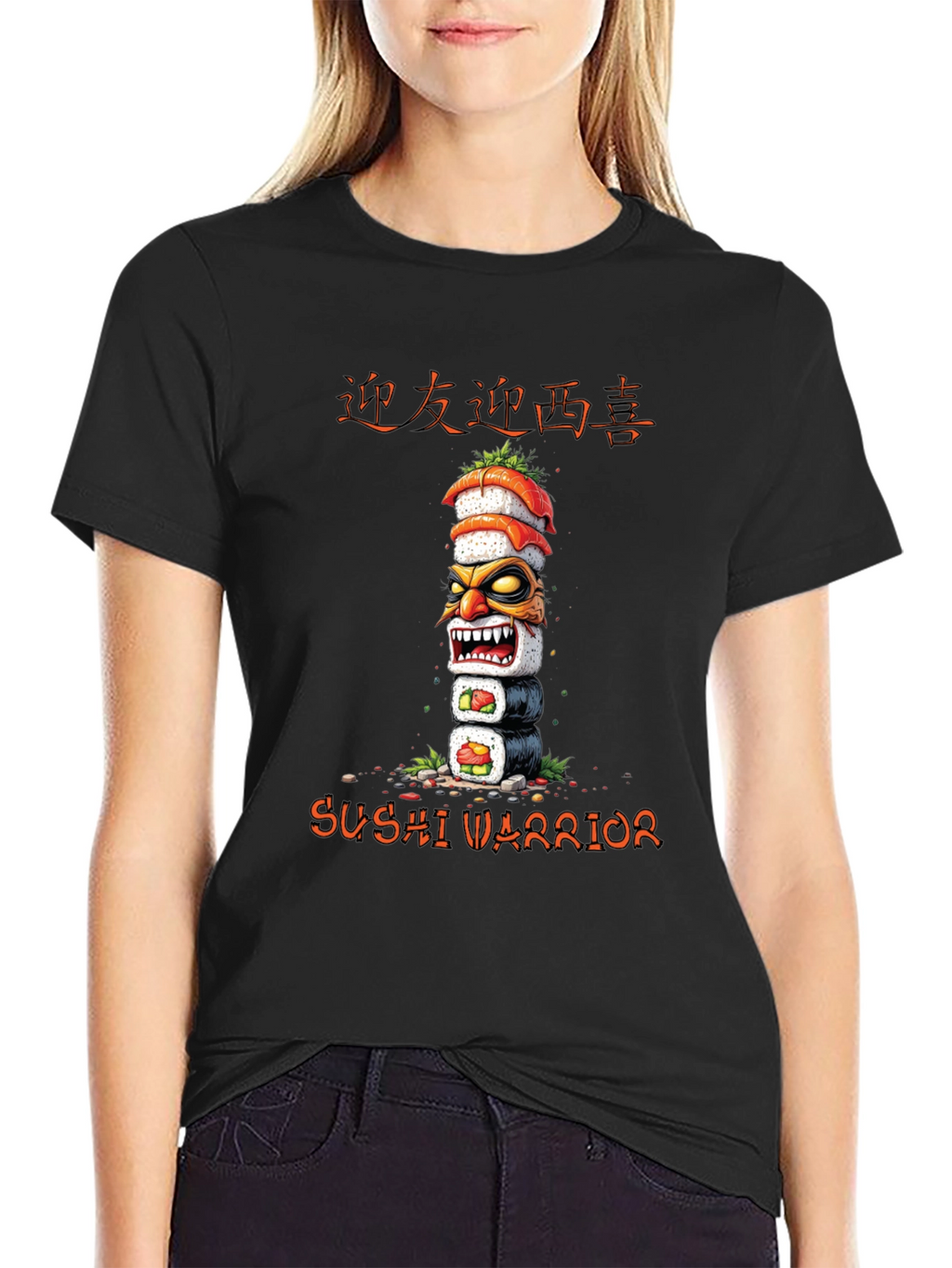 Sushi Warrior Graphic Tee