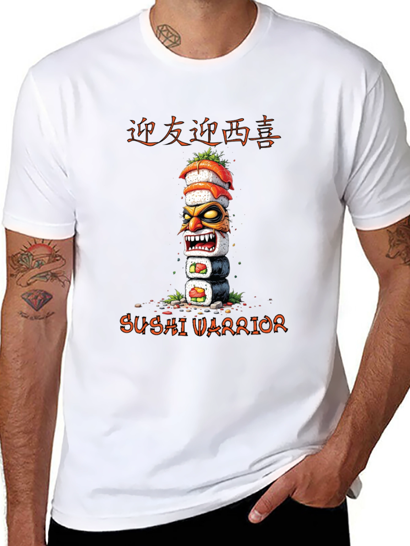 Sushi Warrior Graphic Tee