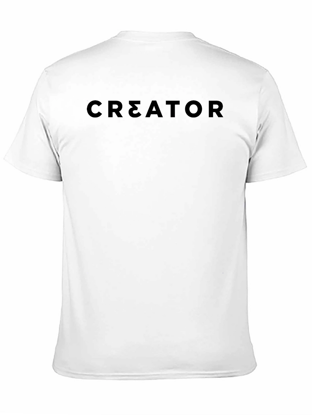 Creator Black T-Shirt - Minimalist Design