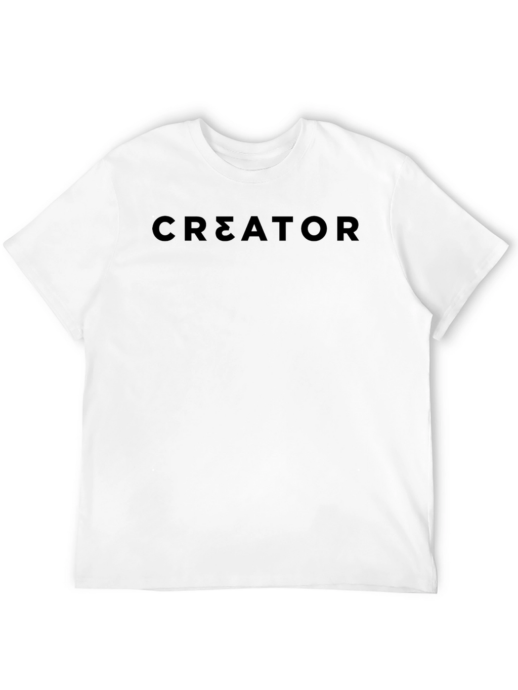 Creator Black T-Shirt - Minimalist Design