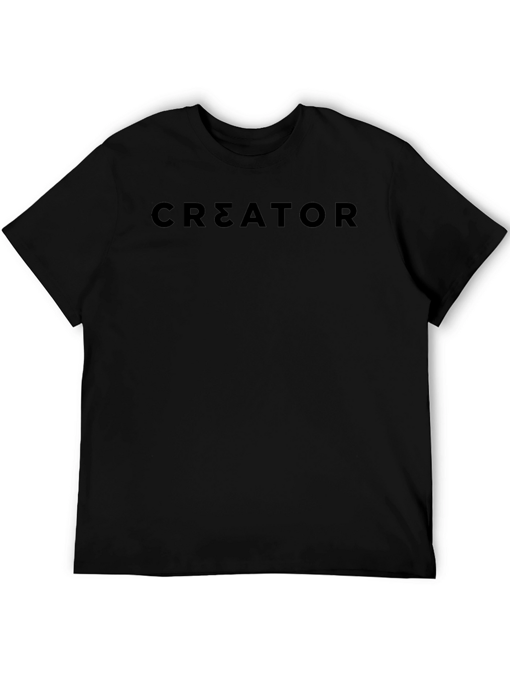 Creator Black T-Shirt - Minimalist Design