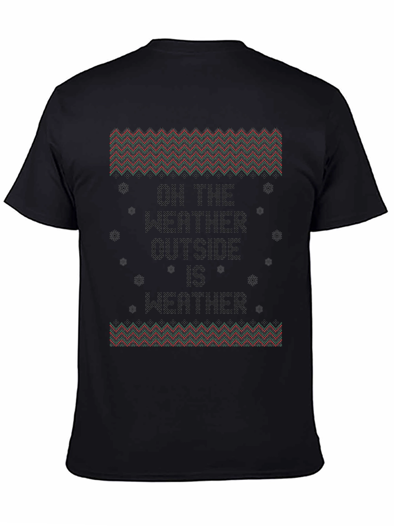 Funny Weather Ugly Christmas T-Shirt