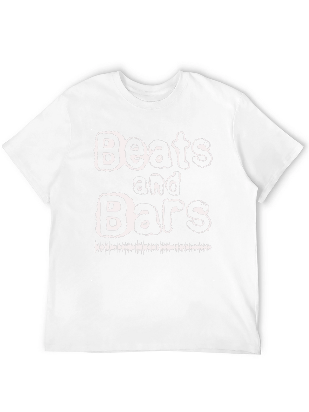 Beats and Bars Graphic Print Black T-Shirt