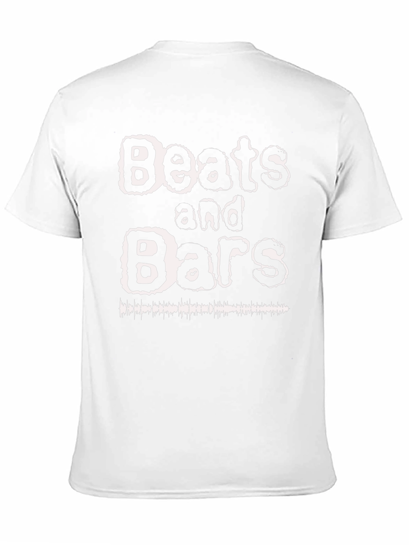 Beats and Bars Graphic Print Black T-Shirt
