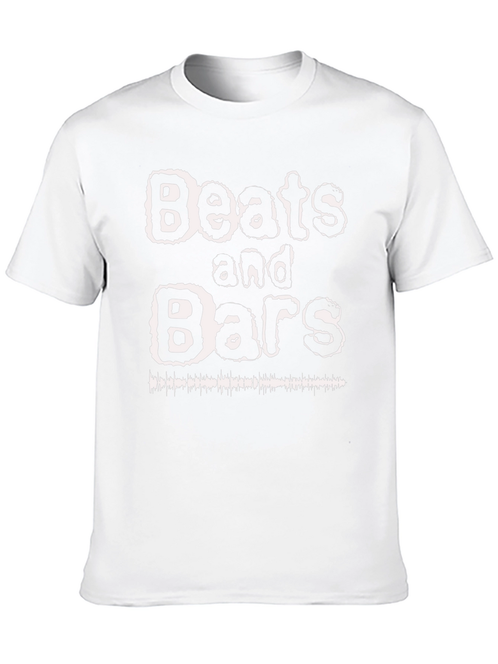 Beats and Bars Graphic Print Black T-Shirt