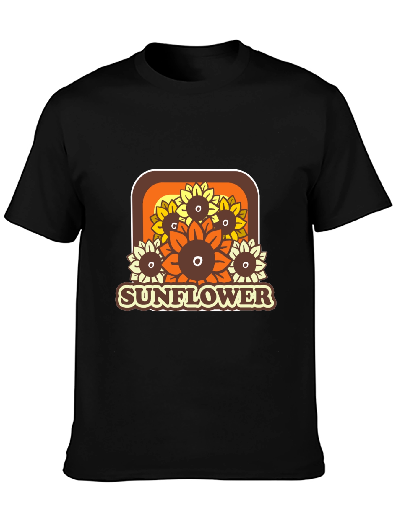 Retro Sunflower Graphic Tee