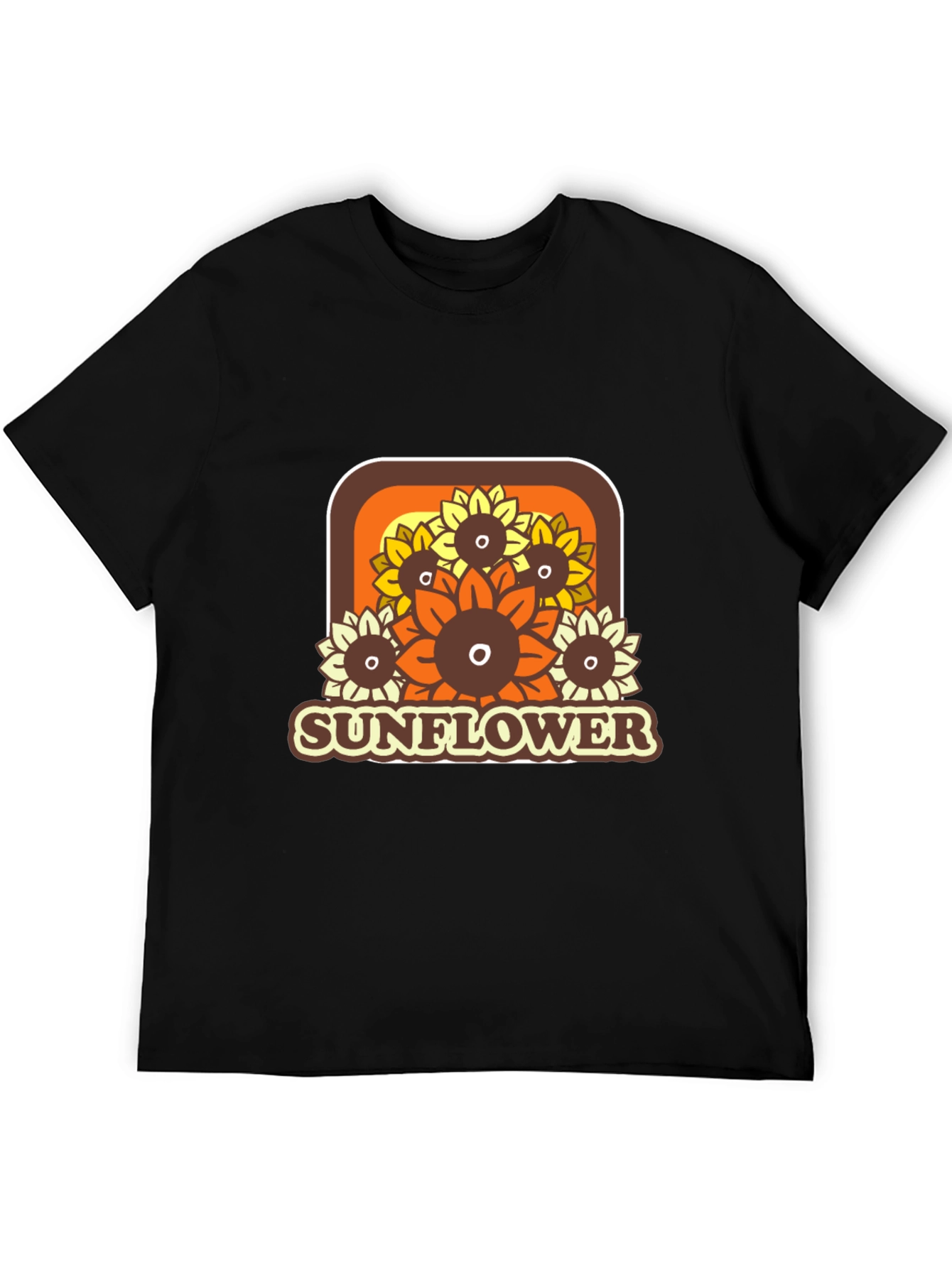 Retro Sunflower Graphic Tee