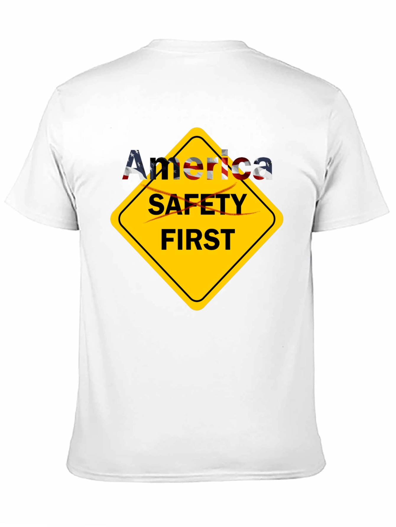 America Safety First T-Shirt - Patriotic Tee