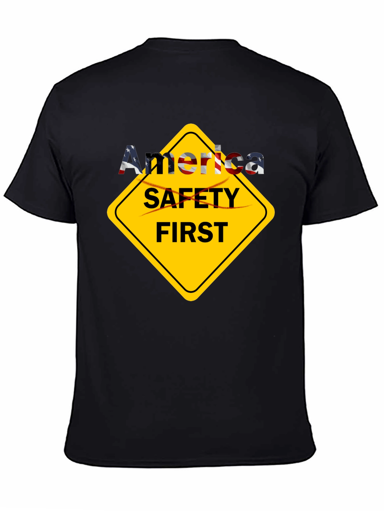 America Safety First T-Shirt - Patriotic Tee