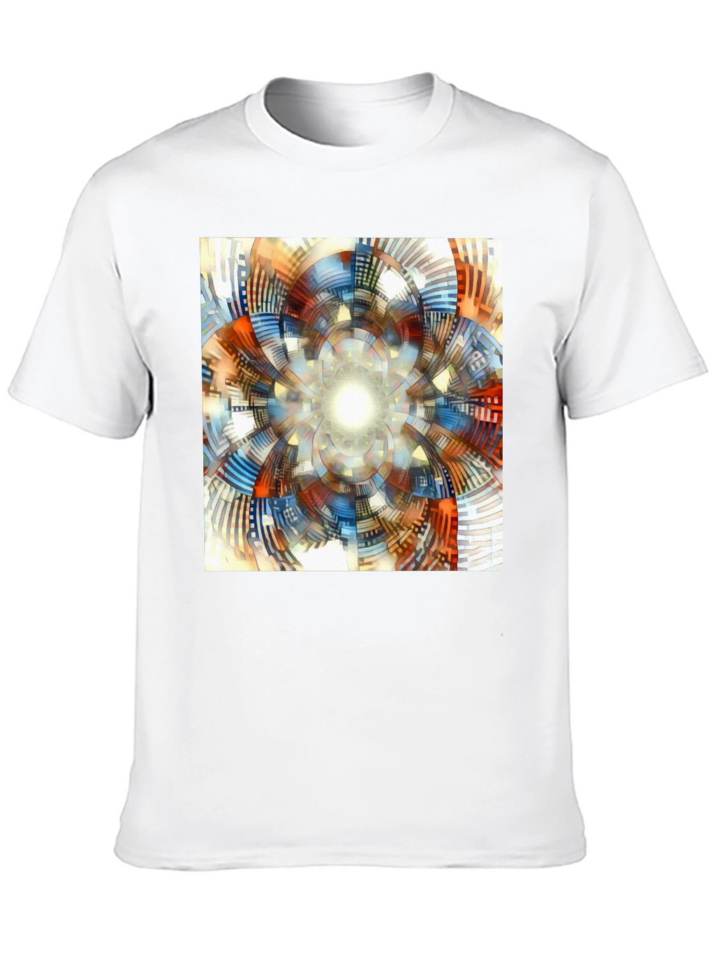 Abstract Geometric Print T-Shirt