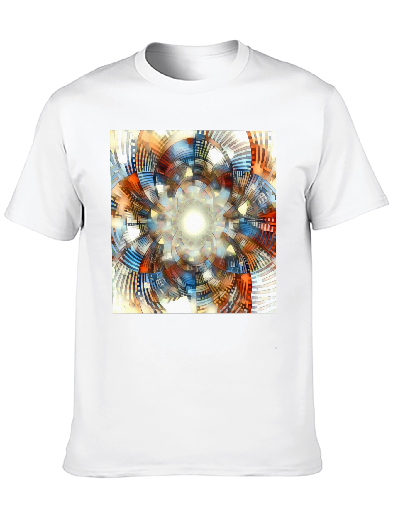 Abstract Geometric Print T-Shirt