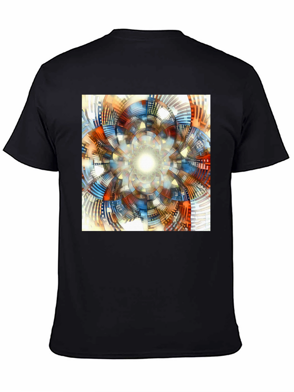 Abstract Geometric Print T-Shirt