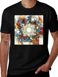 Abstract Geometric Print T-Shirt