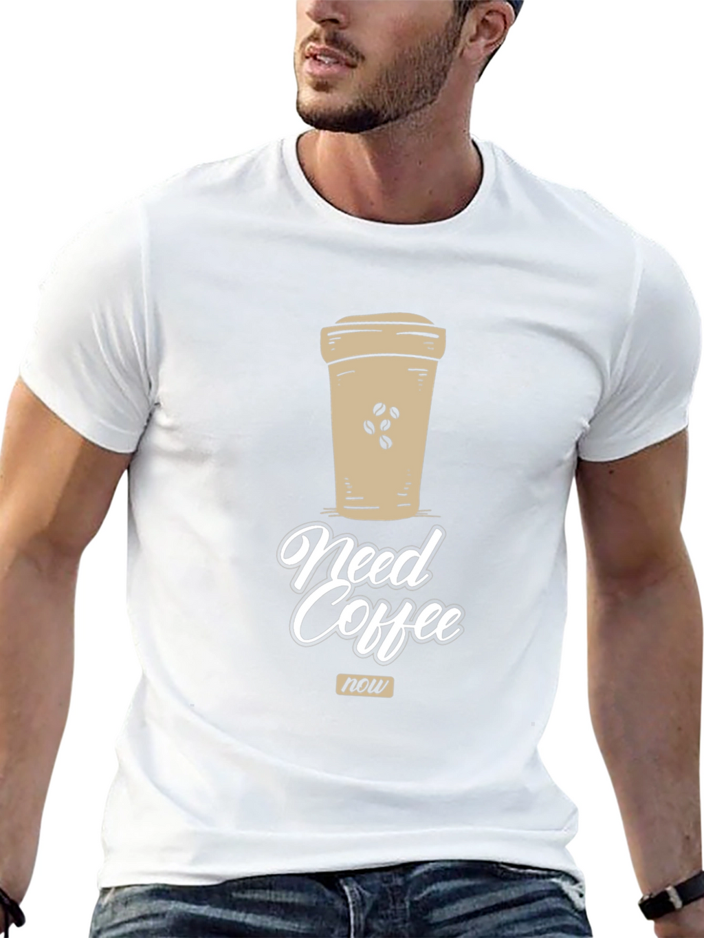 Need Coffee Now Graphic Tee - Unisex Black T-Shirt