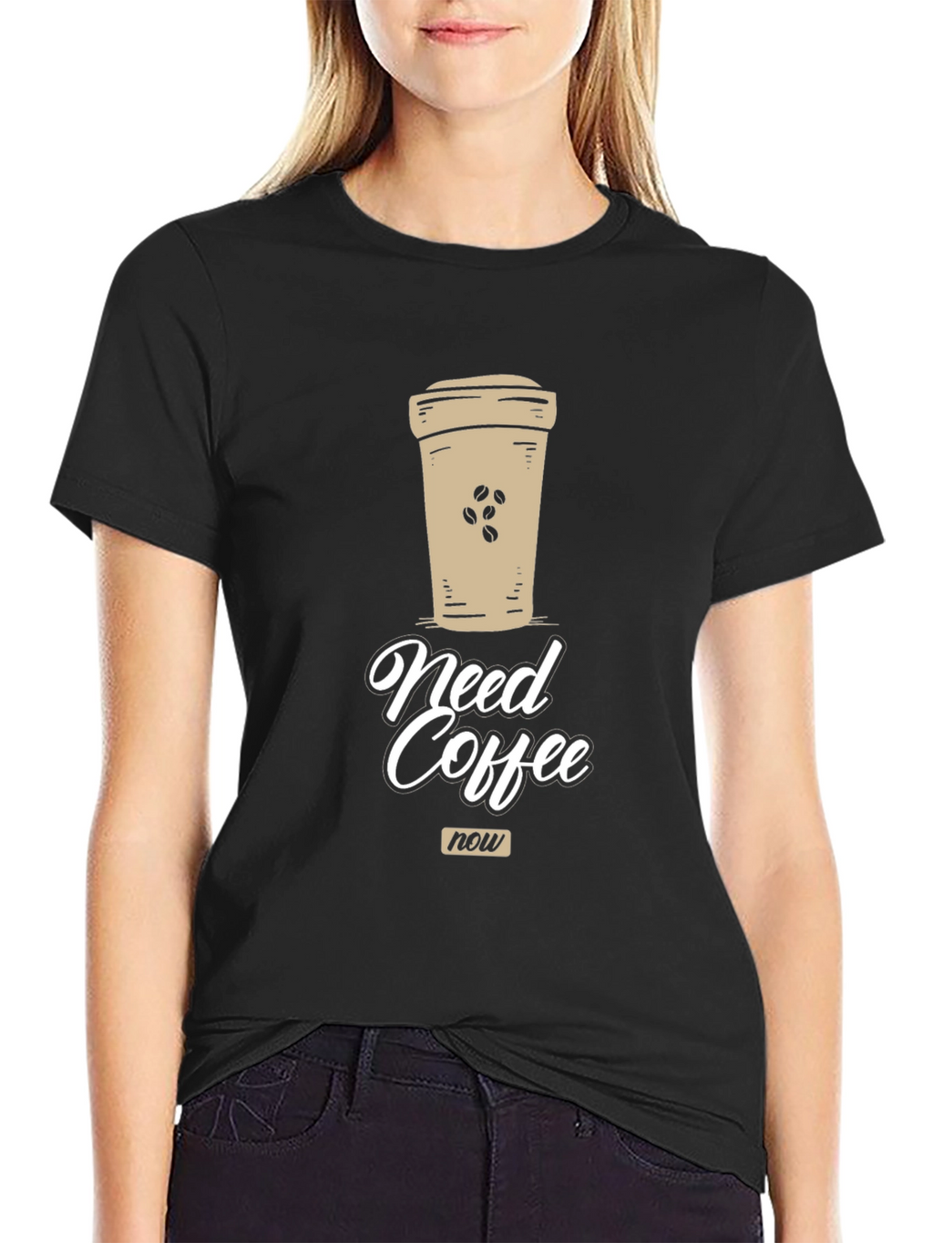 Need Coffee Now Graphic Tee - Unisex Black T-Shirt