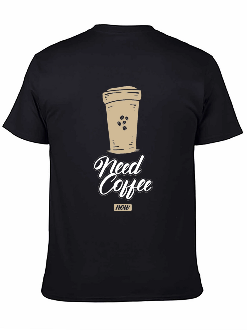 Need Coffee Now Graphic Tee - Unisex Black T-Shirt