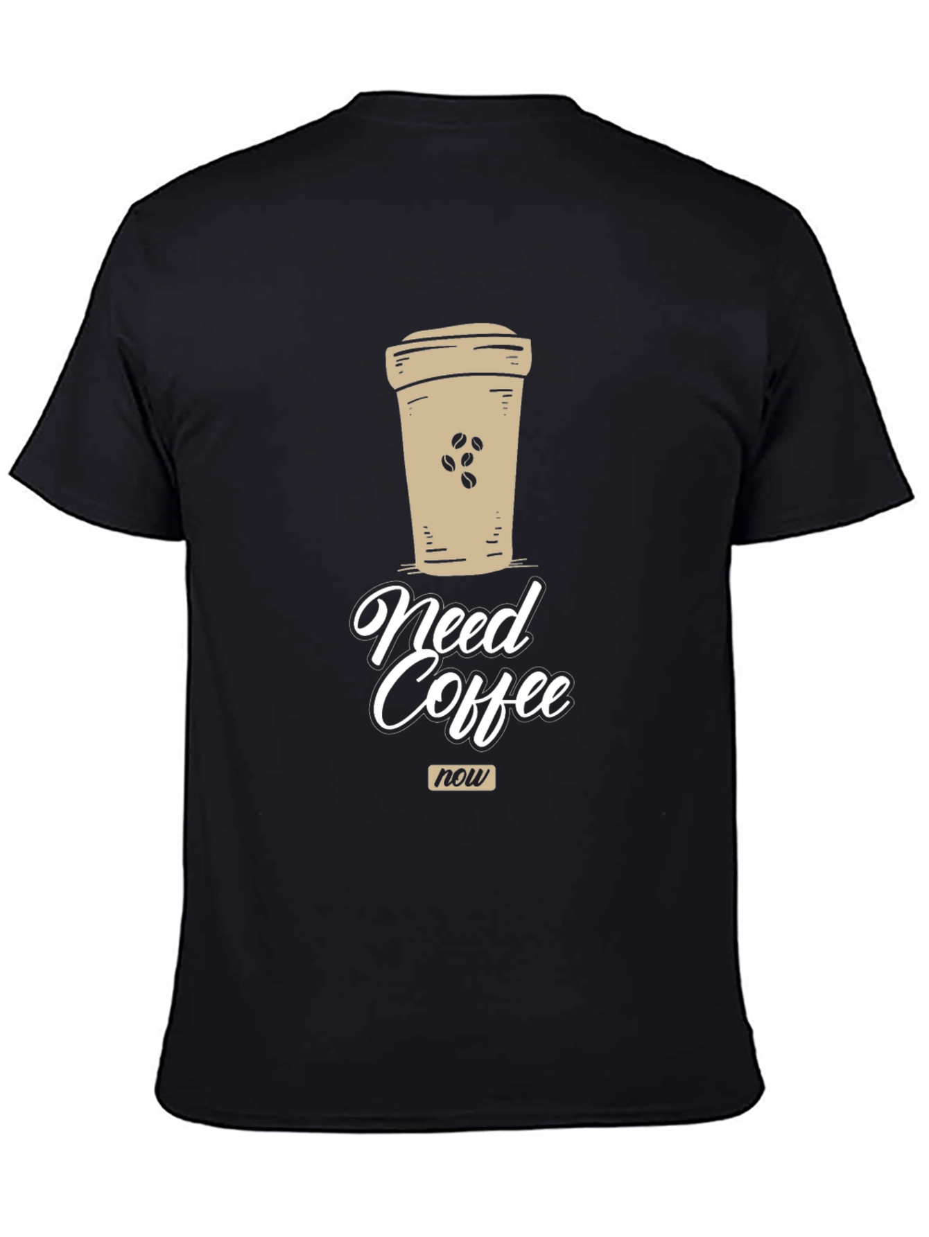 Need Coffee Now Graphic Tee - Unisex Black T-Shirt