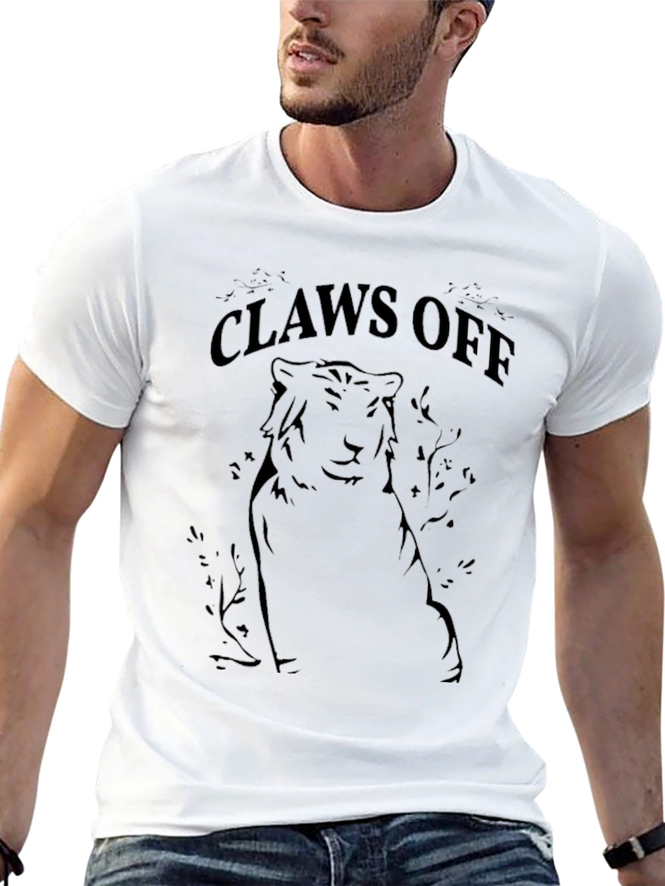 Claws Off Graphic Tee - Black Short Sleeve