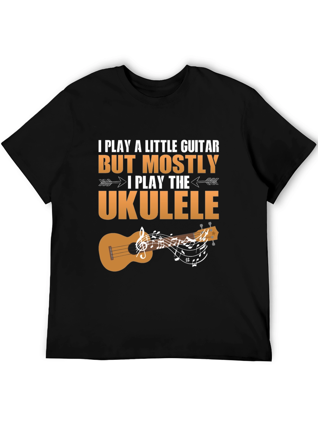 Ukulele Player T-Shirt - Guitar Music Novelty Tee